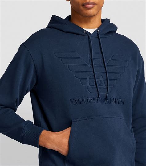 armani hoodie sale|emporio armani eagle hoodie.